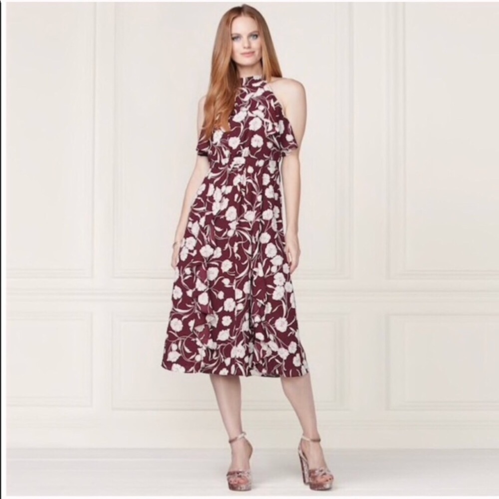 LC Lauren Conrad Halter Floral Dress NEW w/o tags